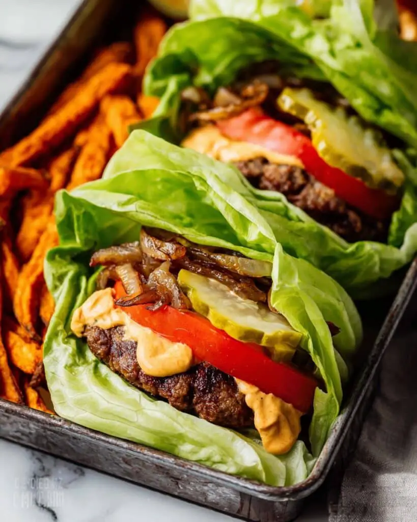 Whole30 Burger Joint Style Lettuce Bun Burgers Recipe