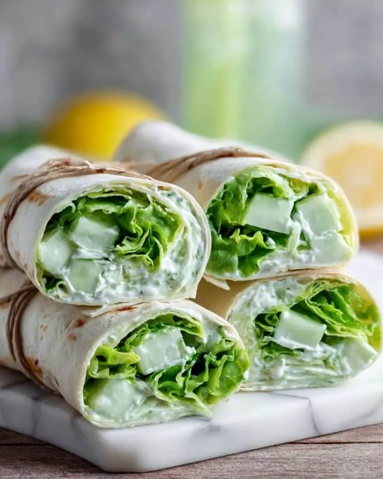 Cucumber Wraps with Green Goddess Dressing Recipe