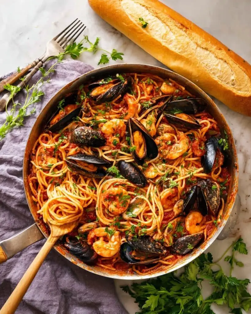 Linguine Frutti di Mare Recipe
