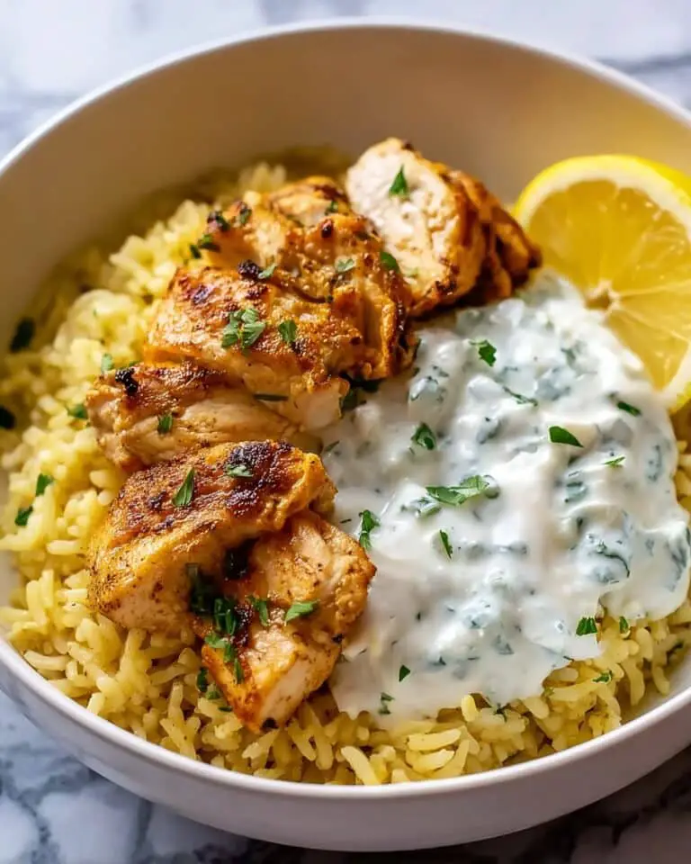 Mediterranean Chicken Tzatziki Rice Bake Recipe