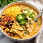 Creamy Chicken Tortilla Soup Recipe