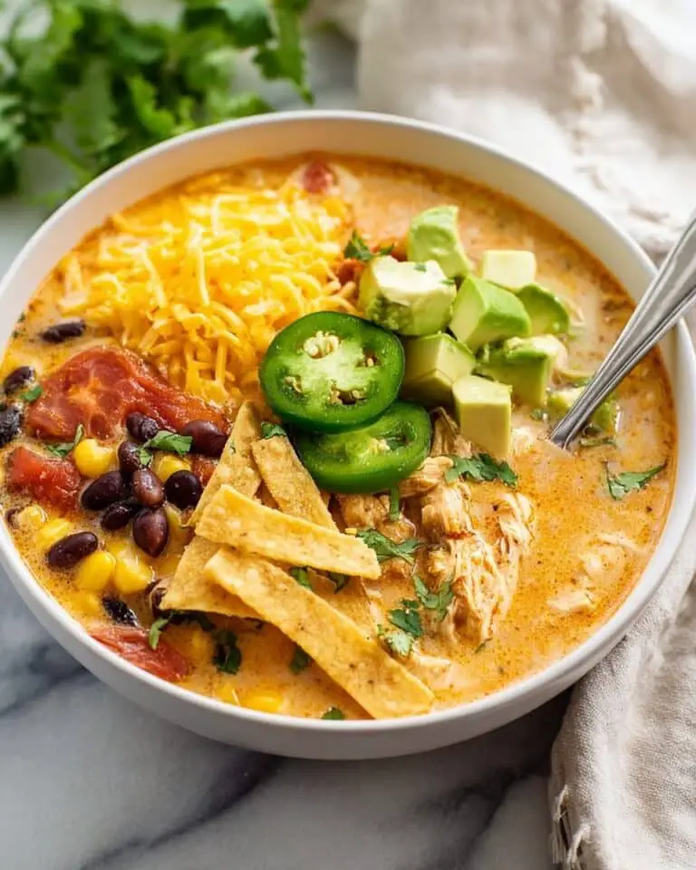 Creamy Chicken Tortilla Soup Recipe