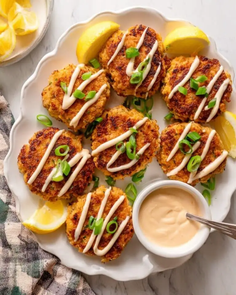 Air Fryer Buffalo Chicken Patties with Spicy Ranch Recipe