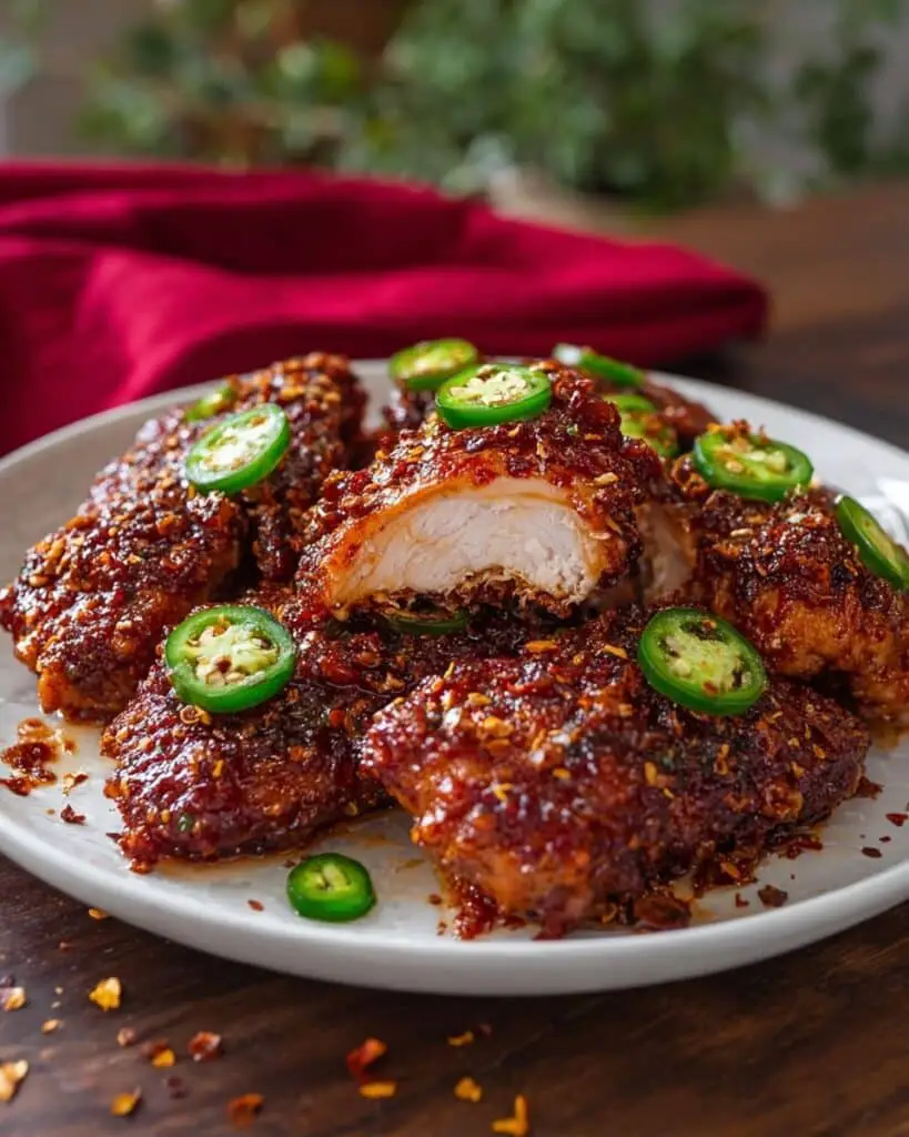 Crispy Spicy Jalapeño Chicken Recipe