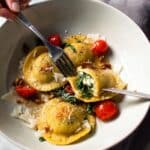 Spinach & Ricotta Keto Ravioli Recipe