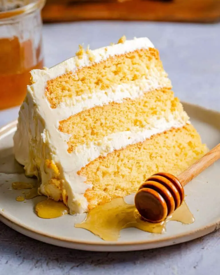 Layered Cornbread Cake with Whipped Honey Butter Frosting Recipe