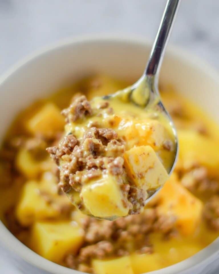 Cheeseburger Soup Recipe