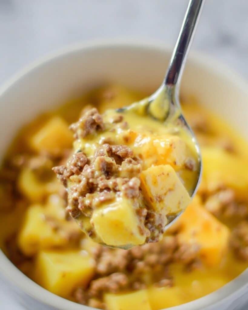 Cheeseburger Soup Recipe