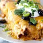 Black Bean Potato Green Chile Enchiladas Recipe