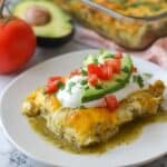 Green Chile Chicken Enchiladas Recipe