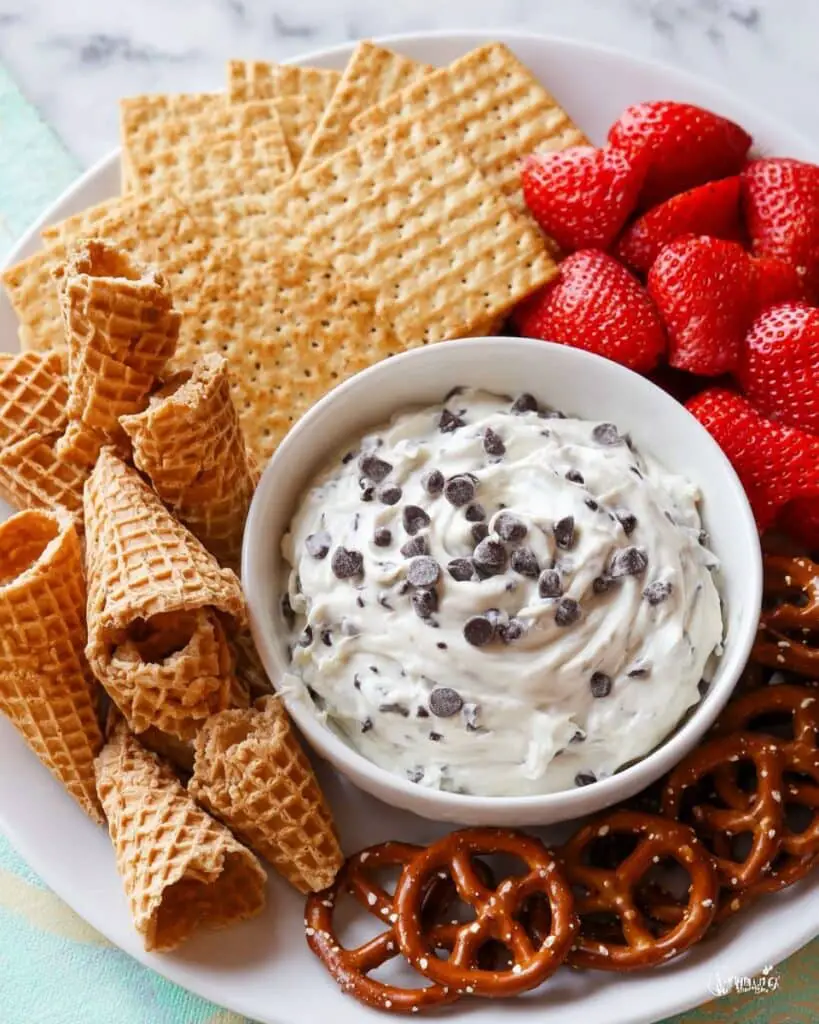 Easy Chocolate Chip Cheesecake Dip Recipe
