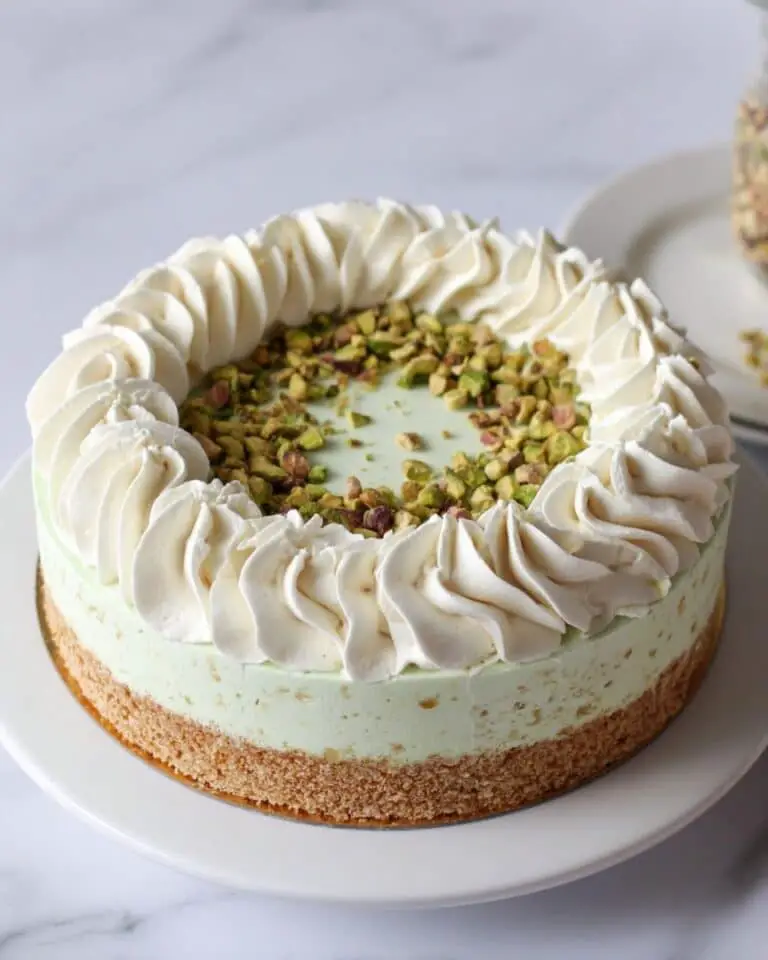 No Bake Pistachio Cheesecake Recipe