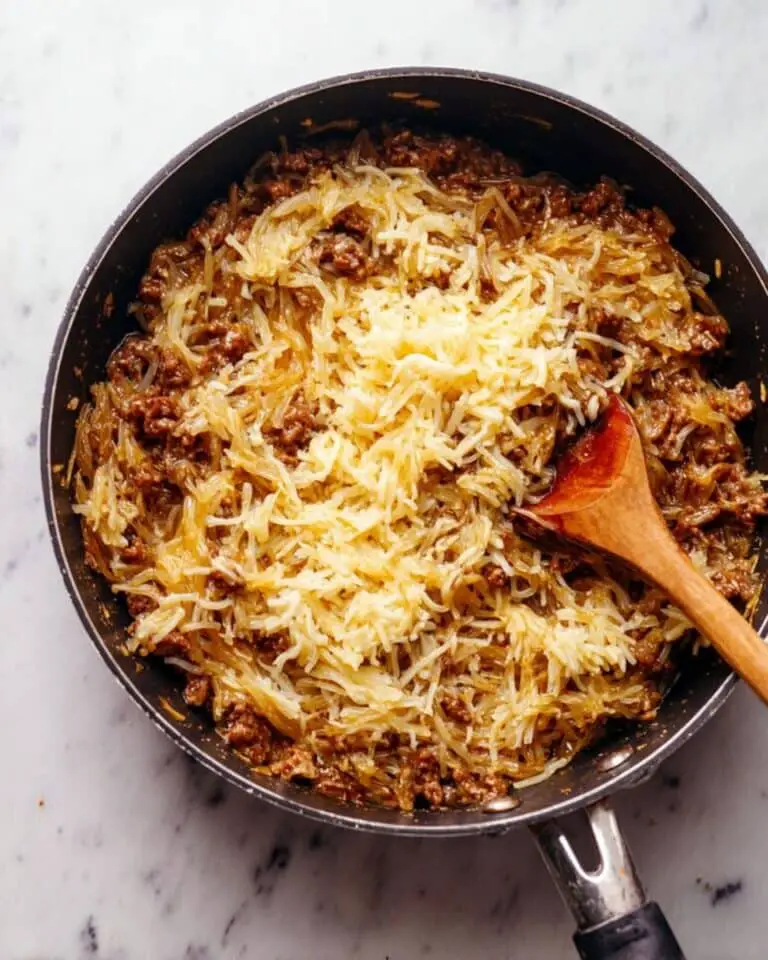 Spicy Spaghetti Squash Noodles with Coconut Sauce and Tuna Recipe