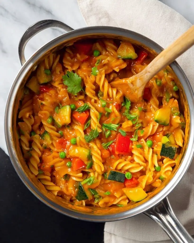 Creamy Vegan One Pot Pasta (Asian Style) Recipe