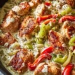 Creamy Pepperoncini Chicken Skillet Recipe