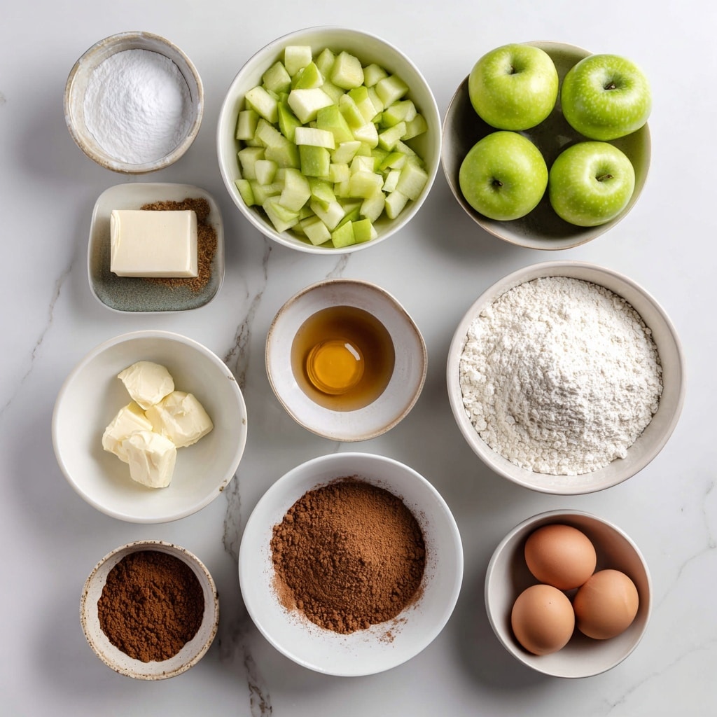 A close-up view of a round cinnamon apple cake with a light brown color and visible apple chunks inside. The cake has two layers: a soft, spongy base with bits of apple and a slightly crumbly top layer covered with a thin drizzle of white icing. The warm cake is lifted by a metal spatula, displaying its texture clearly, while the rest of the cake remains in the white baking dish underneath. The background shows blurred warm yellow lights and a white marbled surface. photo taken with an iphone --ar 4:5 --v 7