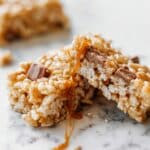 Brown Butter Rice Krispie Treats with Toffee Crunch Recipe