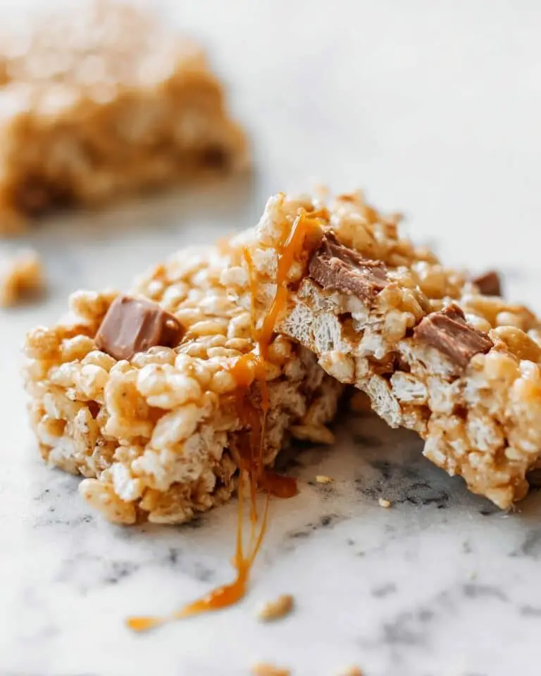 Brown Butter Rice Krispie Treats with Toffee Crunch Recipe