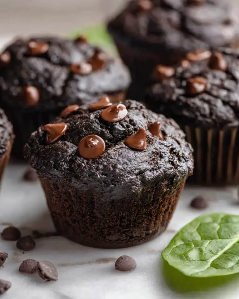 Chocolate Spinach Muffins Recipe