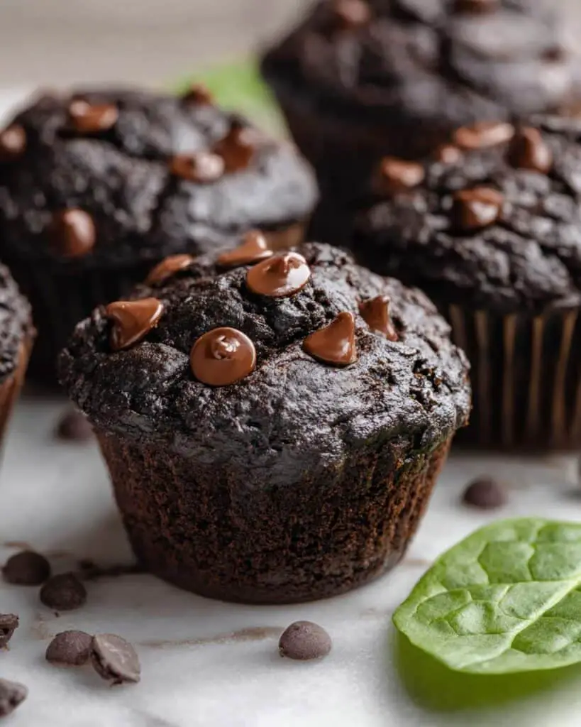 Chocolate Spinach Muffins Recipe