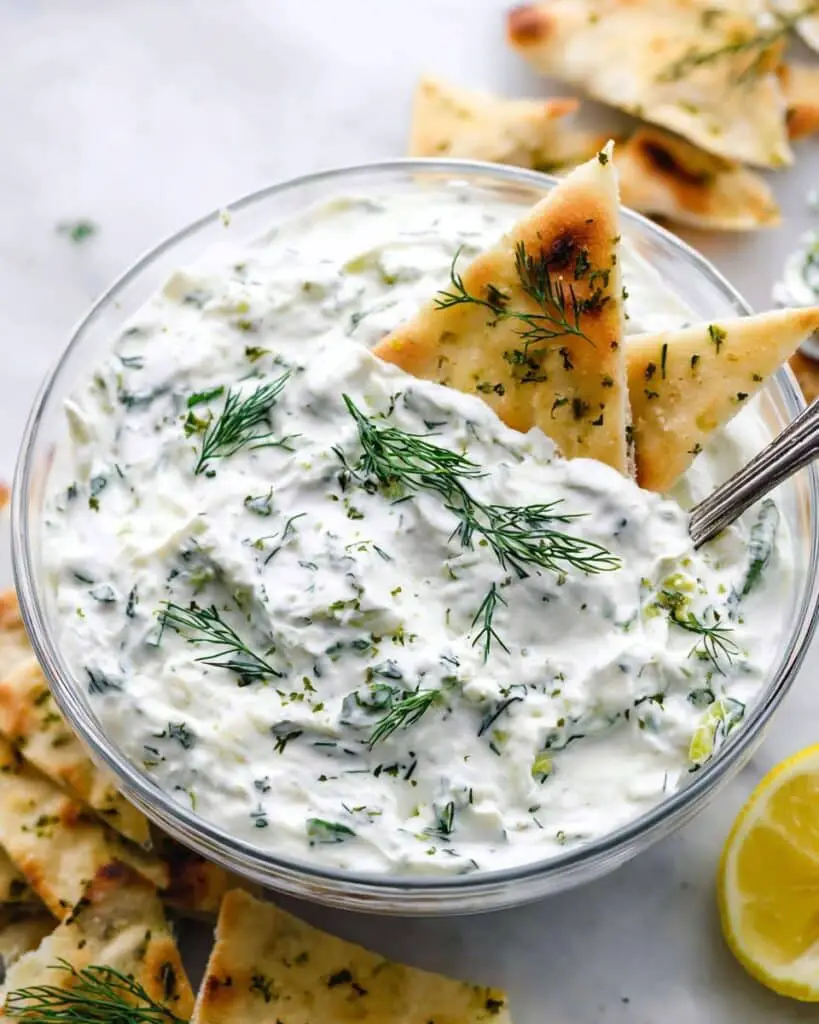 Easy 10 Minute Healthy Tzatziki Sauce Recipe