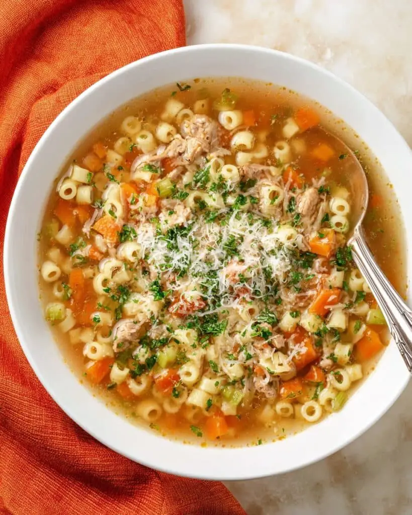 Instant Pot Italian Chicken Soup with Pasta and Escarole Recipe