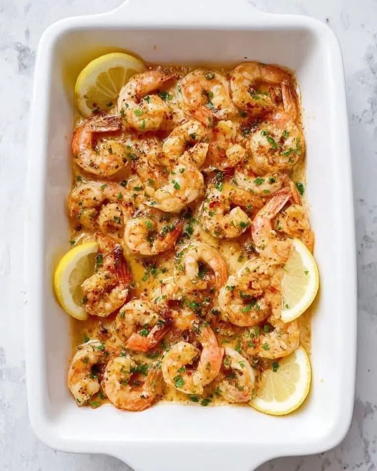 Easy Baked Shrimp with Garlic and Parmesan Recipe