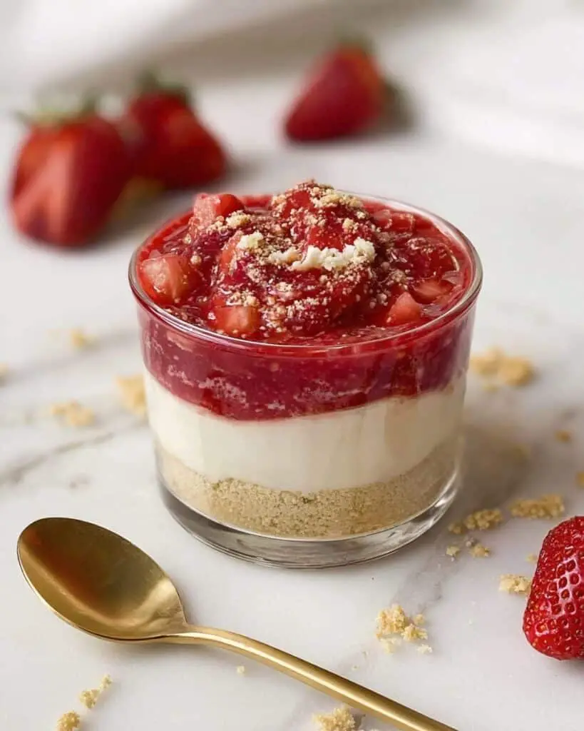 No Bake Protein Cheesecake Jar – Summer-Friendly, High-Protein, Low-Calorie Dessert Recipe
