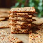 Sun-Dried Tomato & Basil Paleo Vegan Crackers Recipe