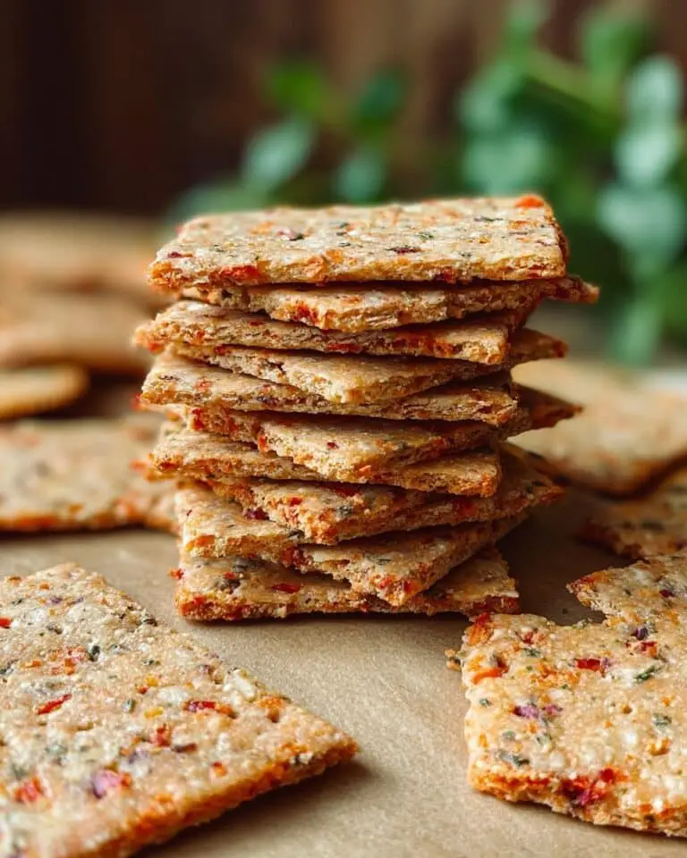 Sun-Dried Tomato & Basil Paleo Vegan Crackers Recipe