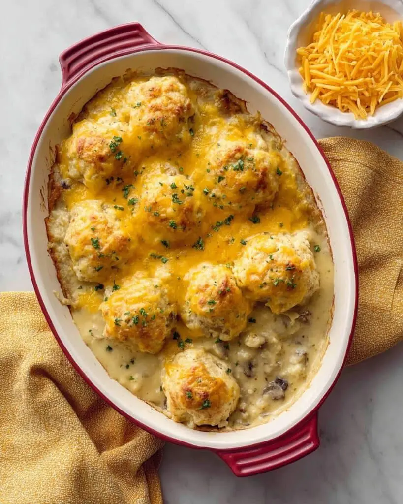 Best Biscuits and Gravy Breakfast Casserole Recipe