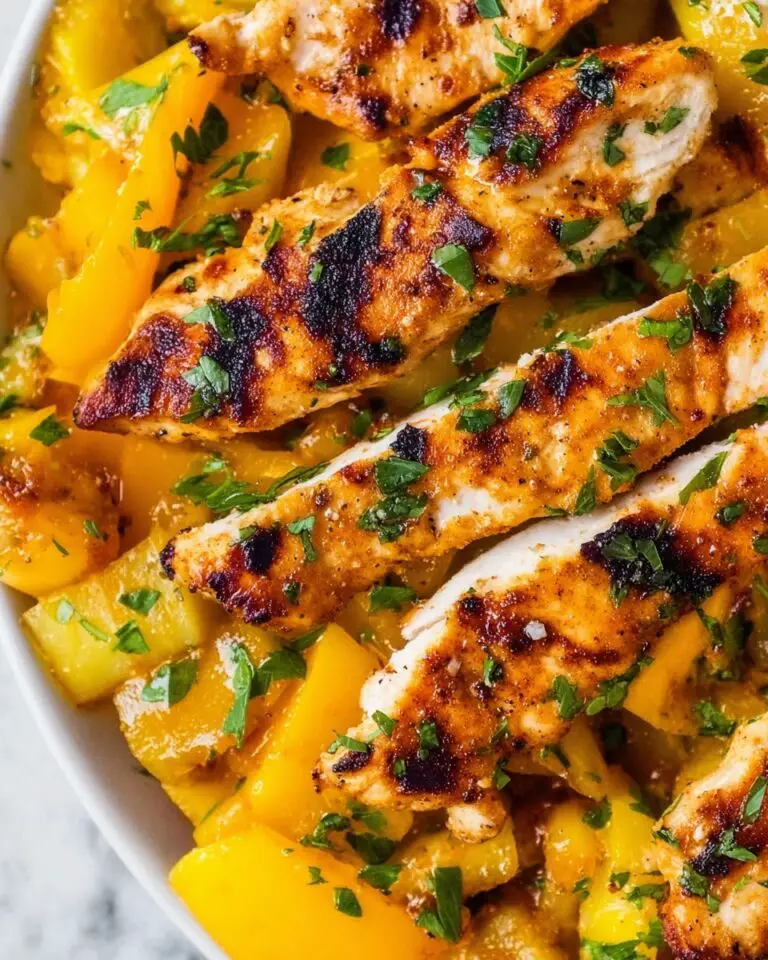 Grilled Mango Pineapple Chicken Recipe