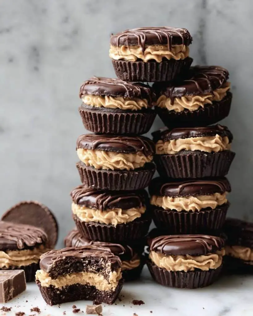 Chocolate Peanut Butter Macarons Recipe
