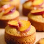 Peach Upside Down Mini Cakes Recipe