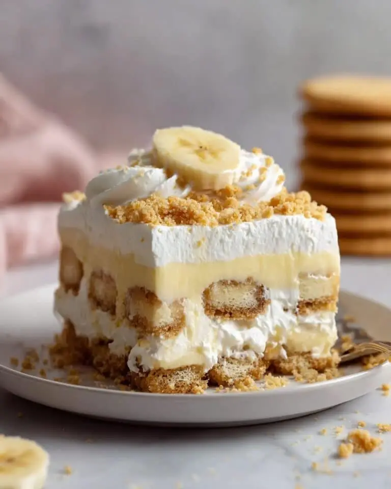 Layered Banana Pudding with Graham Crackers Recipe
