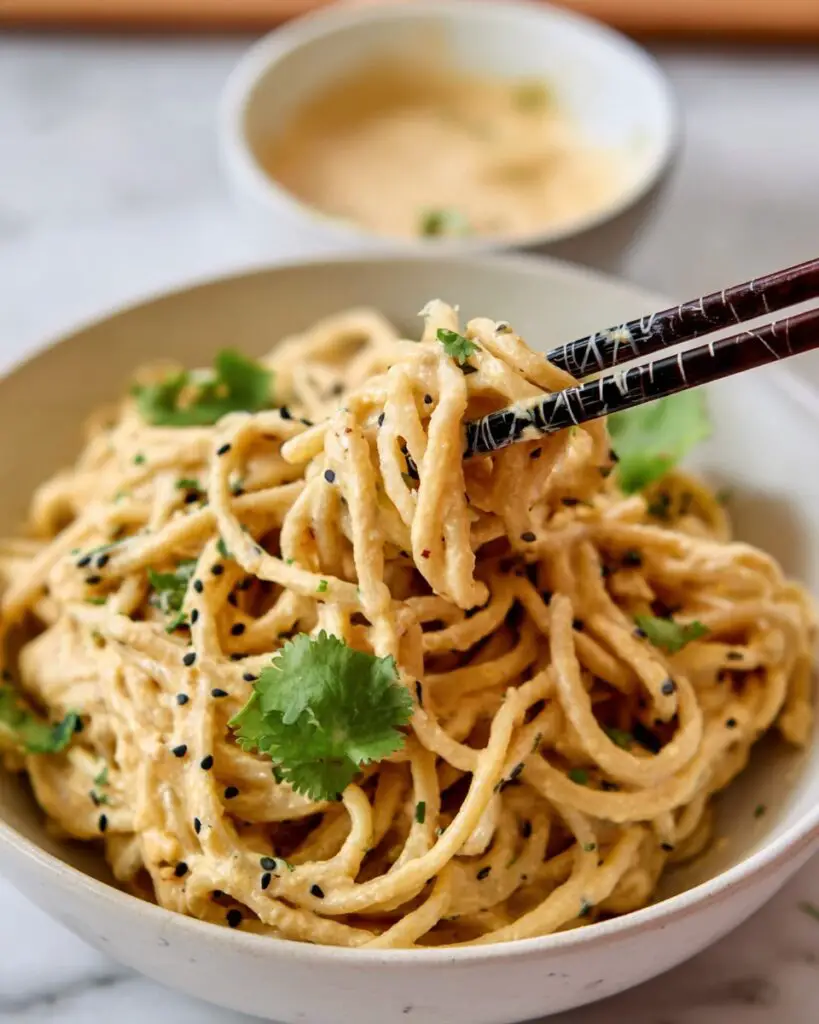Slurpalicious Vegan Peanut Noodles Recipe