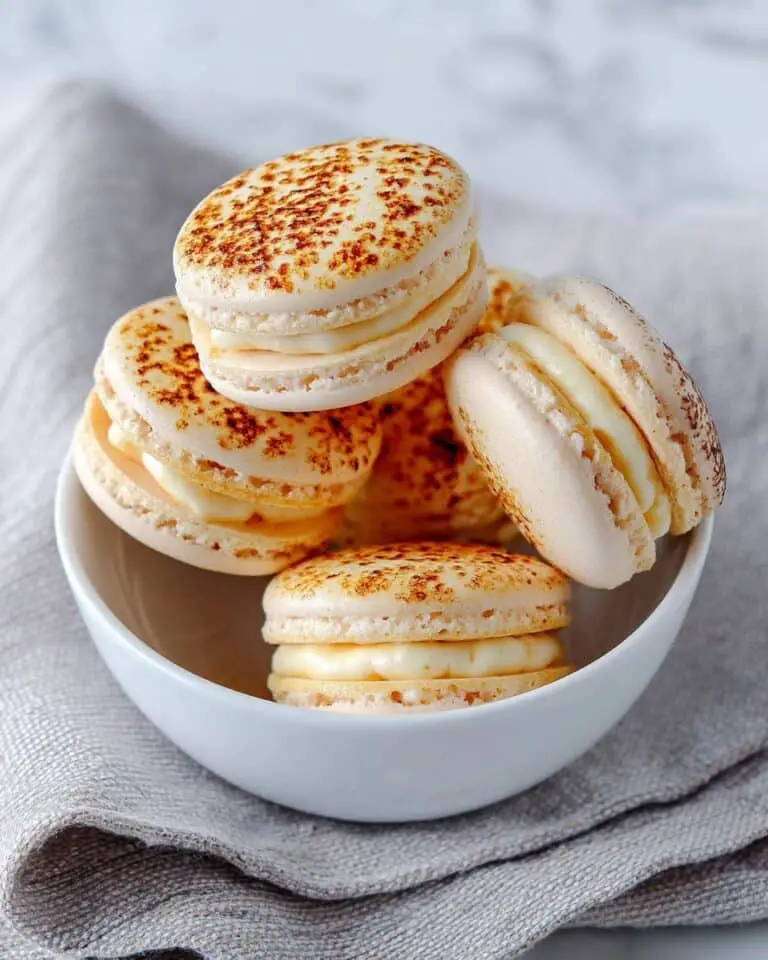 Crème Brûlée Macarons Recipe