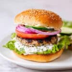 Greek Feta Turkey Burgers Recipe