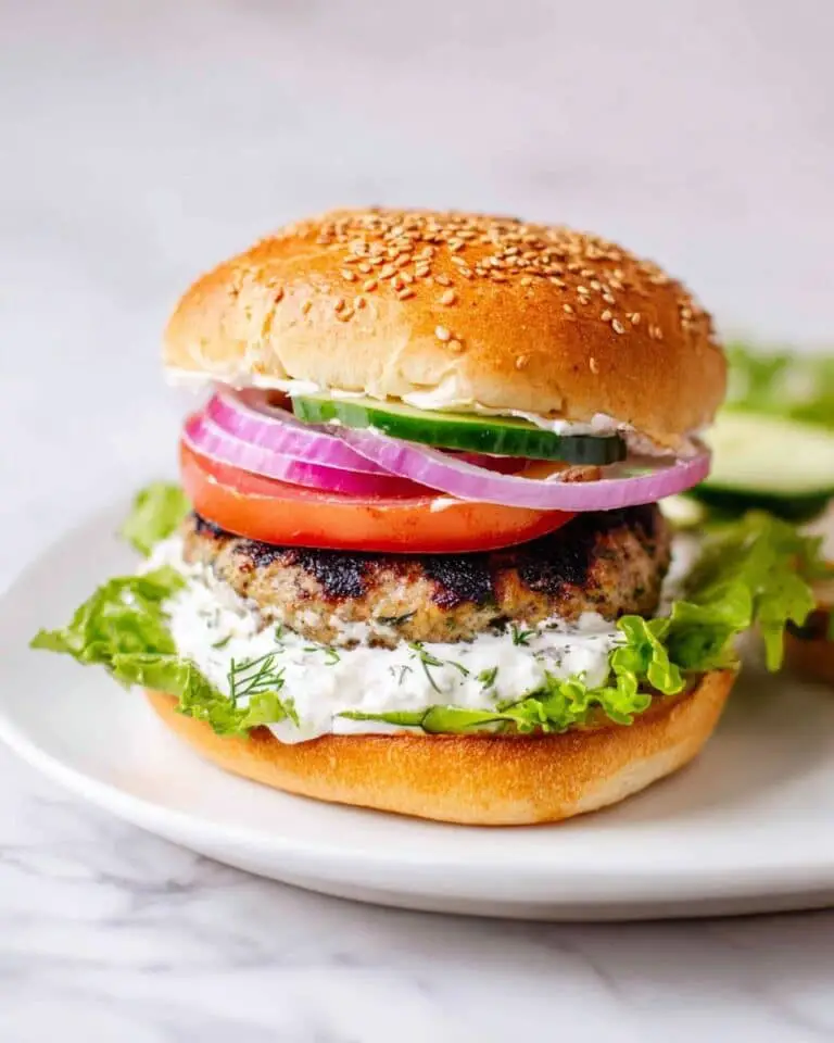 Greek Feta Turkey Burgers Recipe