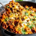 Butternut Squash and Black Bean Enchilada Skillet Recipe