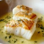 Healthy Halibut with Buerre Blanc Recipe