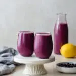 Blueberry Avocado Smoothie with Lemon & Yogurt Recipe