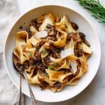 Portobello Mushroom Pappardelle Recipe