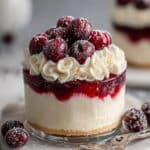 Cranberry Jam and White Chocolate Mousse Bliss Cheesecake Recipe