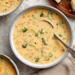 Instant Pot Broccoli Cheddar Soup Recipe