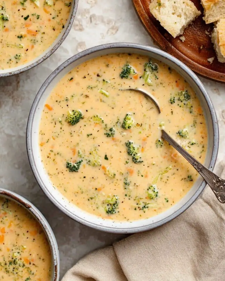 Instant Pot Broccoli Cheddar Soup Recipe