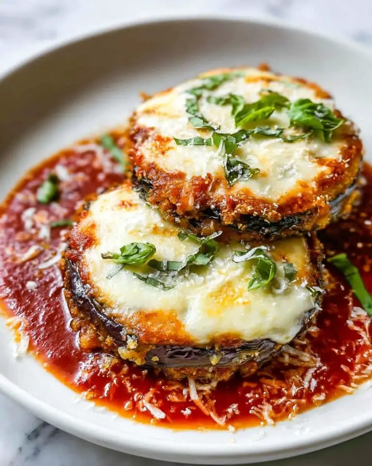 Healthy Air Fryer Eggplant Parmesan Recipe