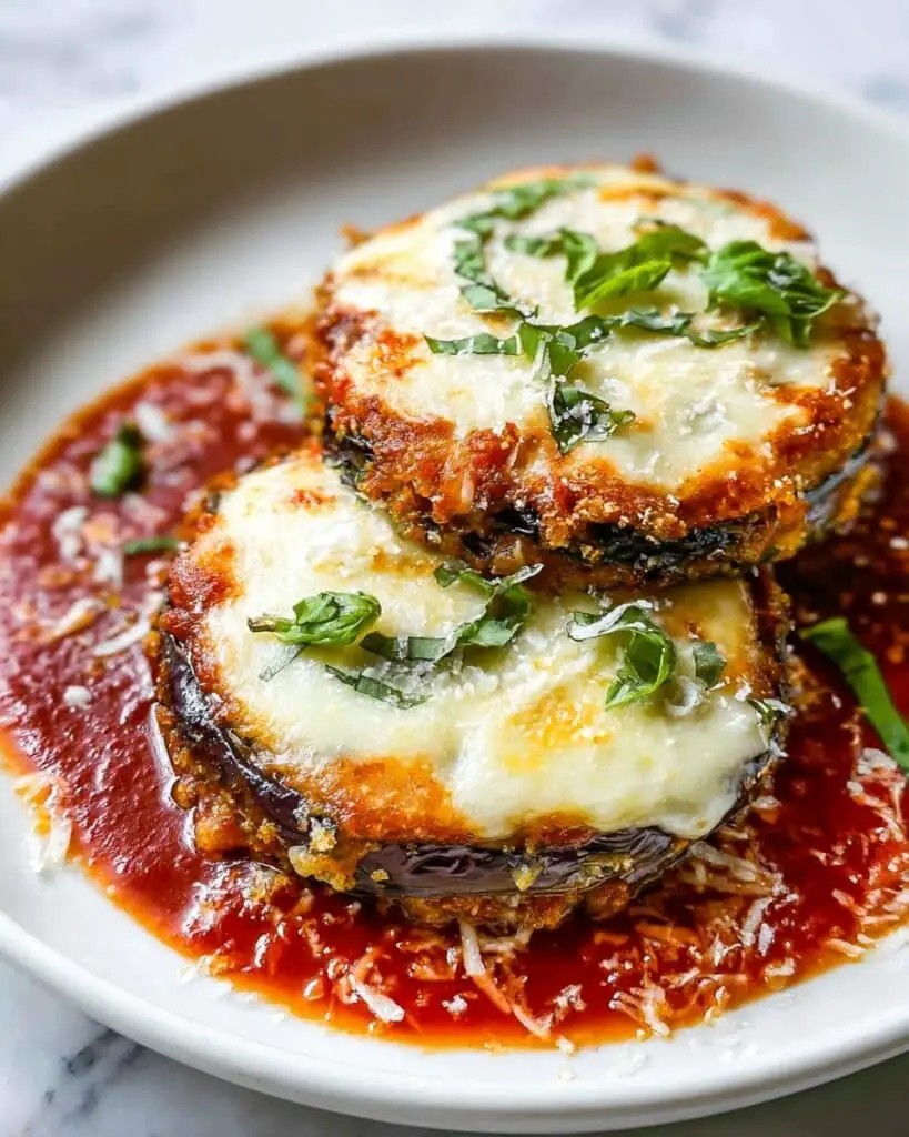 Healthy Air Fryer Eggplant Parmesan Recipe