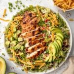 Spicy Ranch Chopped Chicken Cabbage Salad Recipe