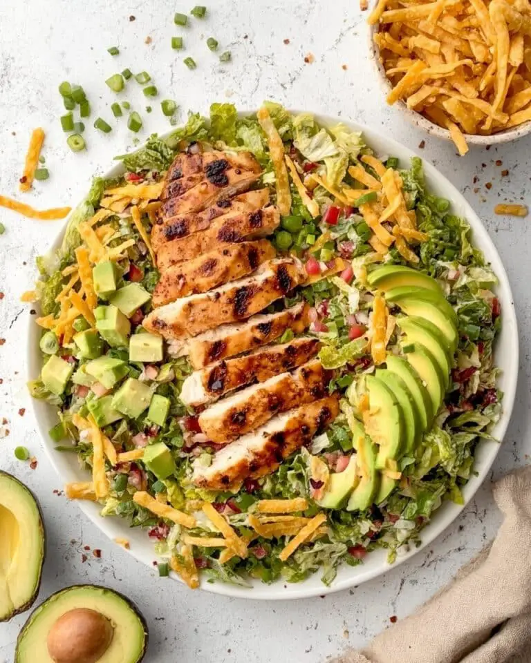 Spicy Ranch Chopped Chicken Cabbage Salad Recipe